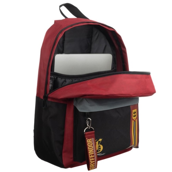 Harry Potter Gryffindor Backpack with Gadget Sticker - Laptop Book Bag - Picture 6 of 9